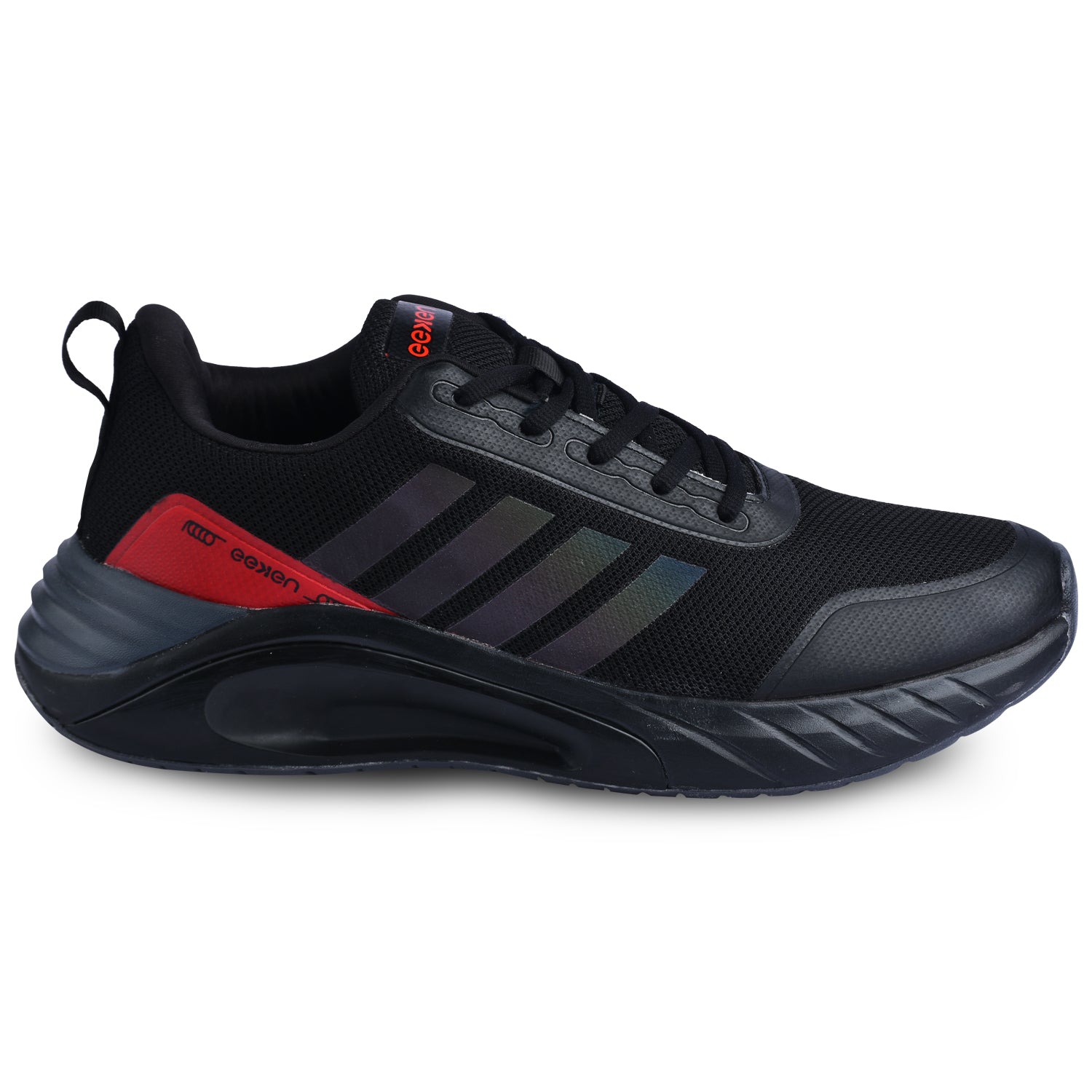 Eeken Black Athleisure Shoes for Men
