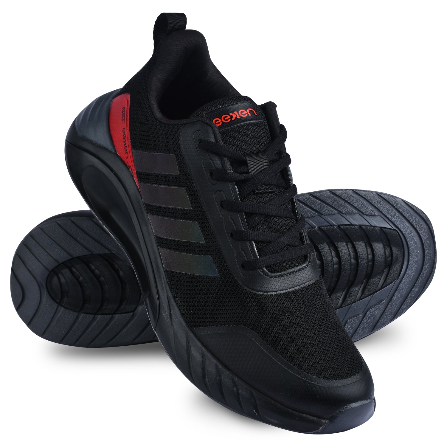 Eeken Black Athleisure Shoes for Men