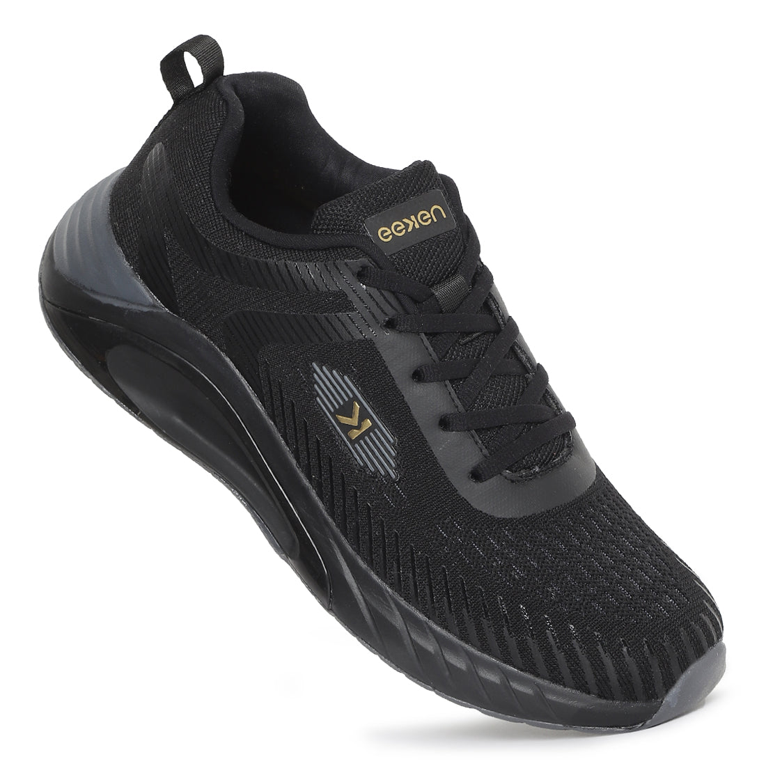 Eeken ESHGOA506 Black Athleisure Shoes For Men