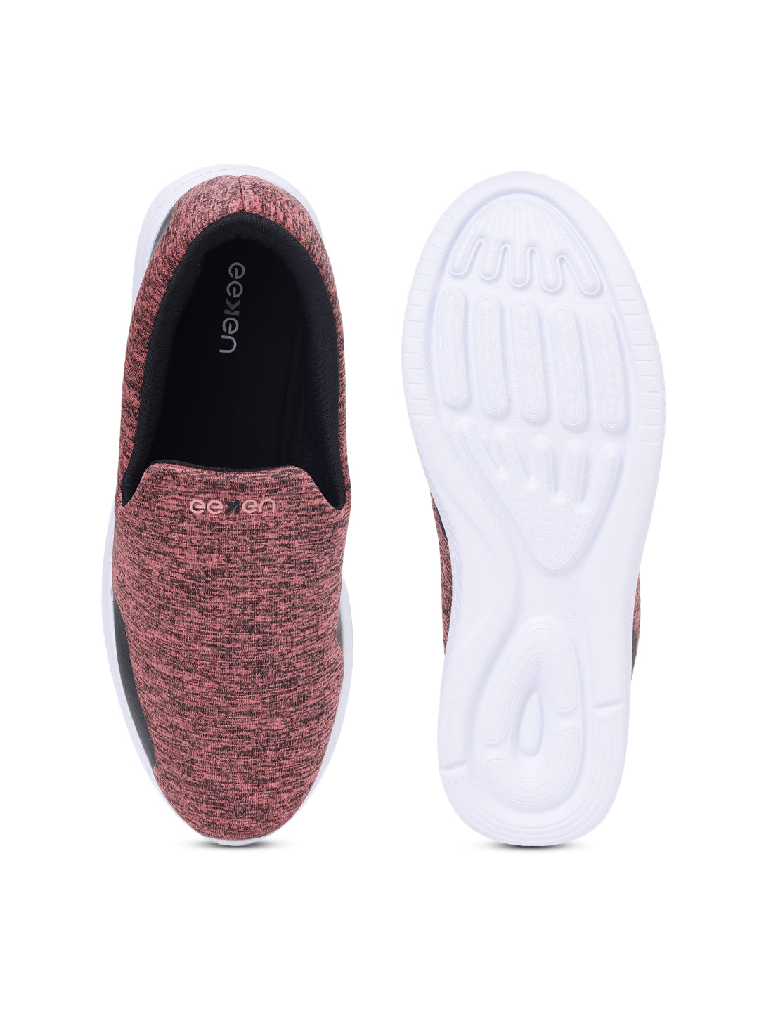 Eeken Lightweight Pink Casual Slip-On Shoes For Women