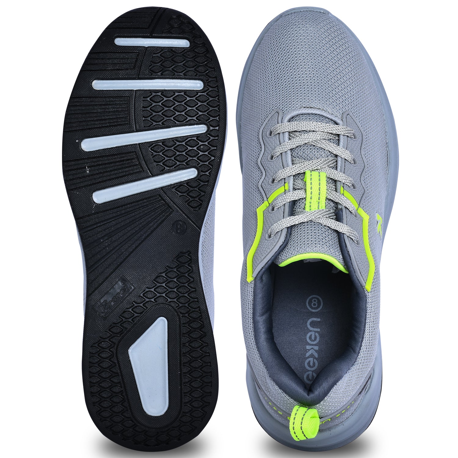 Eeken Grey Lightweight Soft Cushioned Walking Shoes For Men
