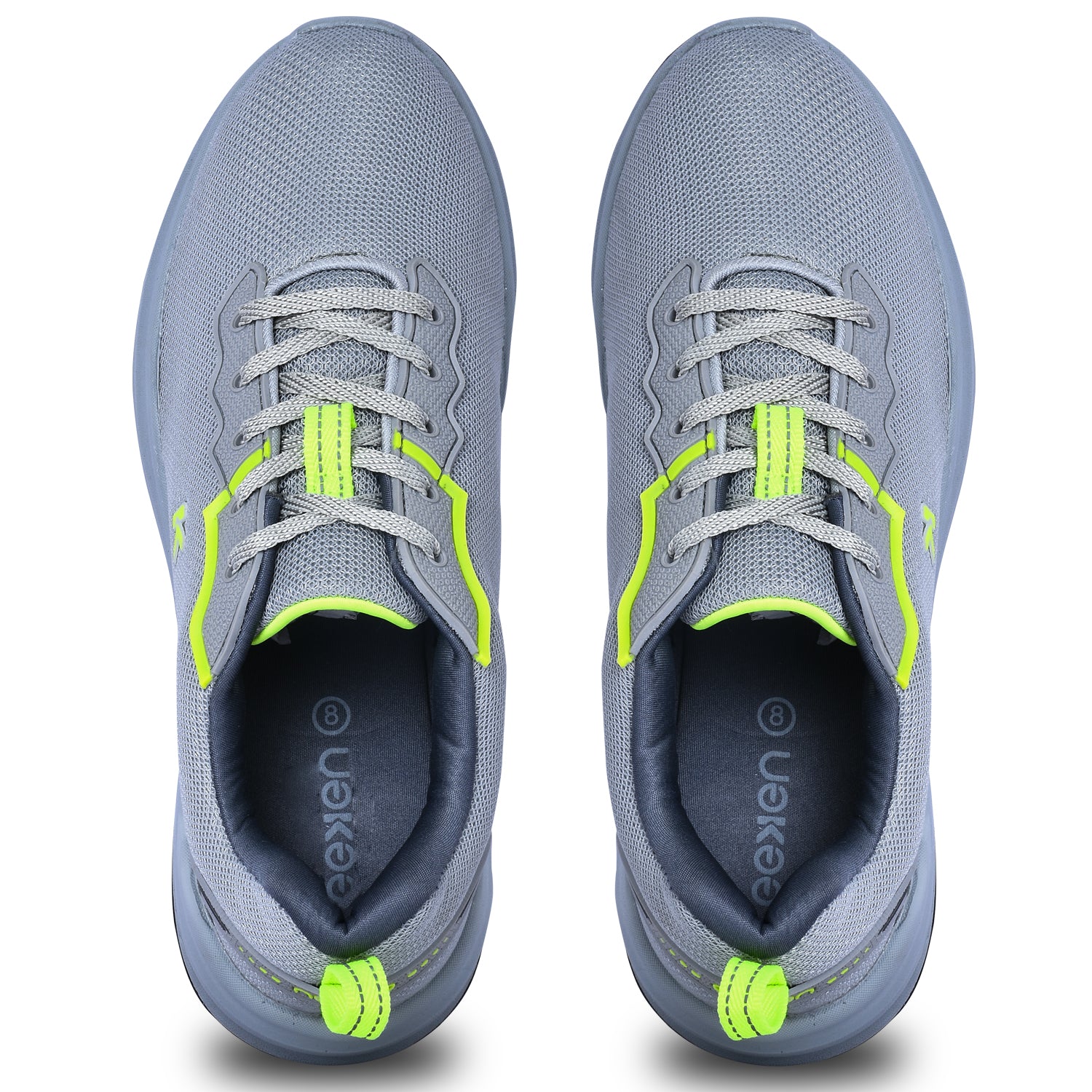 Eeken KESHGIA114 Grey Lightweight Soft Cushioned Walking Shoes For Men